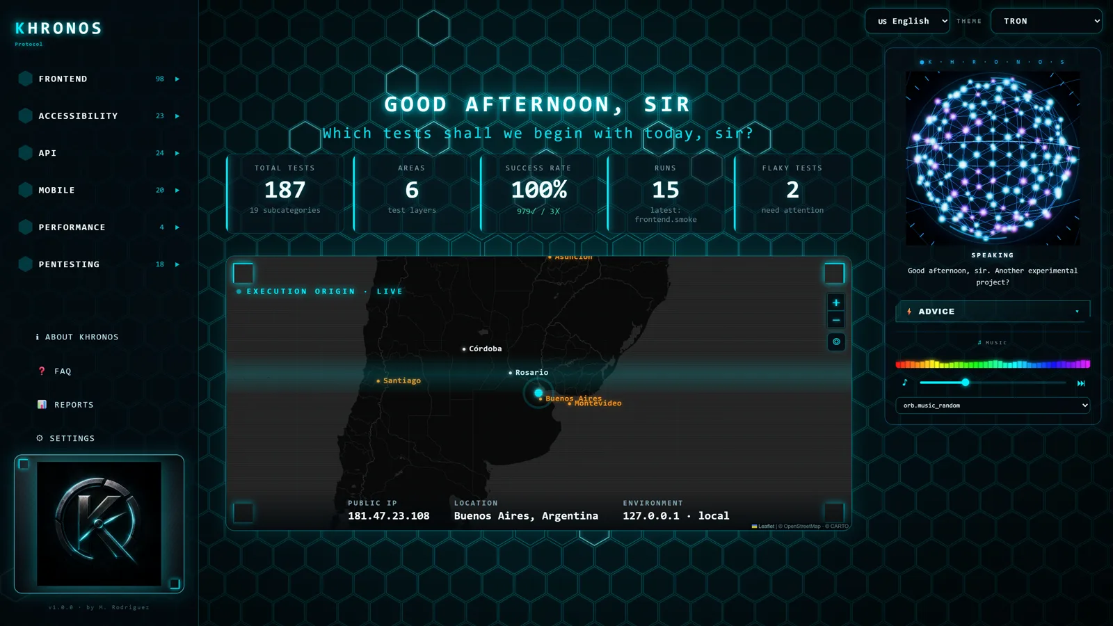 Khronos command center
